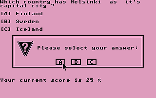 Geography Quiz atari screenshot